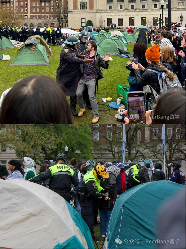 哥大爆发大规模逮捕！上百名学生被警方上铐，高官子女已被停学！