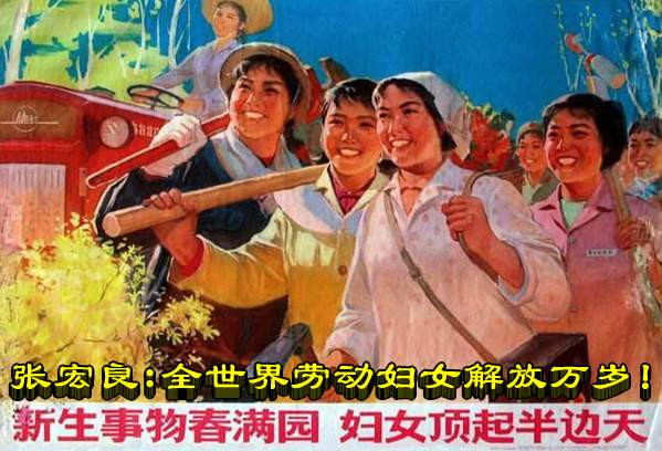张宏良:全世界劳动妇女解放万岁!