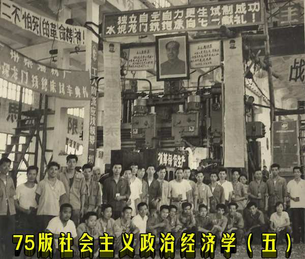 75版社会主义政治经济学（五）