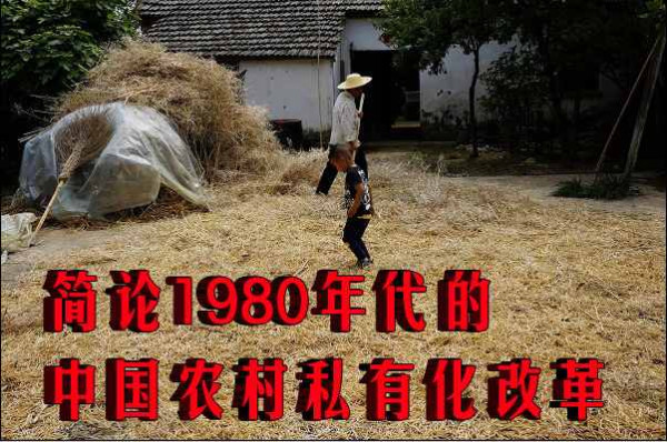 简论1980年代的中国农村私有化改革