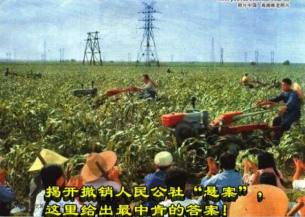 揭开撤销人民公社“悬案”，这里给出最中肯的答案！