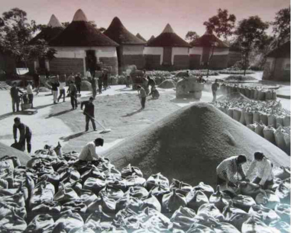 老照片：新中国70年代初期欣欣向荣的农村人民公社