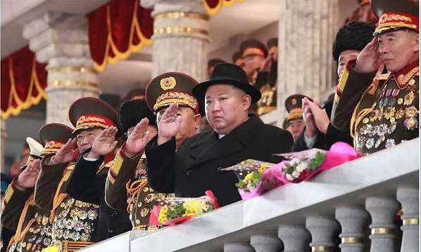 庆祝朝鲜人民军建军75周年阅兵式