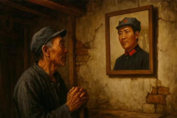 爷爷走了，但毛主席还挂在墙上