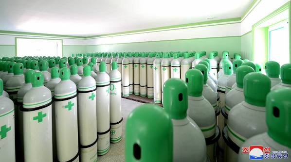 集中体现朝鲜劳动党人民观的医用氧气厂