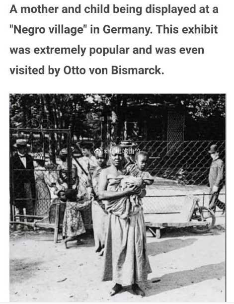 在欧美各国都流行举办和参观“人类动物园”，异常火爆