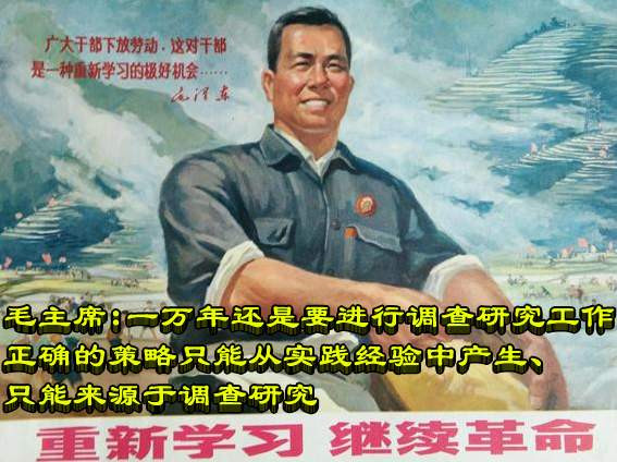 毛主席：一万年还是要进行调查研究工作