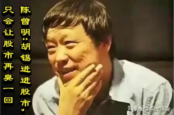 陈曾明：胡锡进进股市，只会让股市再臭一回