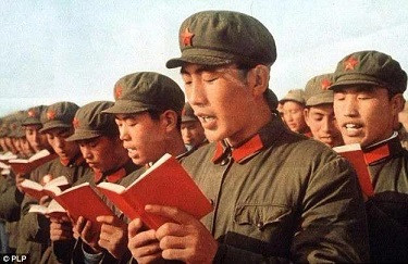 五一节庆祝《毛主席语录》出版57周年，发行量50亿册