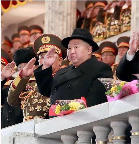 庆祝朝鲜人民军建军75周年阅兵式