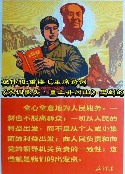 祝伟骏：重读毛主席诗词《水调歌头·重上井冈山》想到的