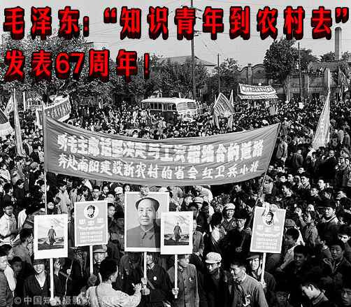 毛泽东:“知识青年到农村去”发表67周年！