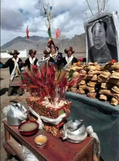 藏族人民心中的毛主席！