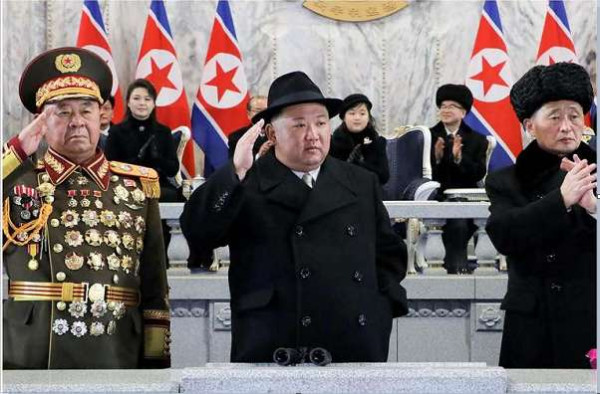 庆祝朝鲜人民军建军75周年阅兵式