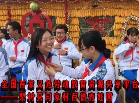 全国首家义务劳动教育资源共享平台——梨树县闫家村百信育娃园
