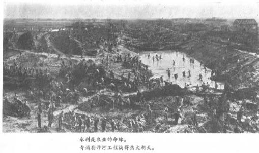 1974年上海郊区农业学大寨，农业要上去，根本在路线