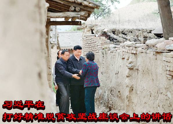习近平在打好精准脱贫攻坚战座谈会上的讲话