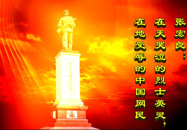 张宏良:在天哭泣的烈士英灵,在地受辱的中国网民