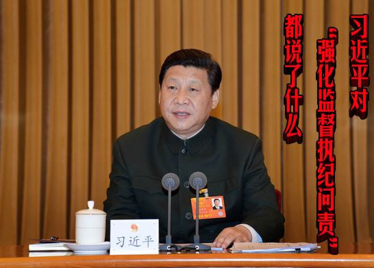 习近平对“强化监督执纪问责”都说了什么