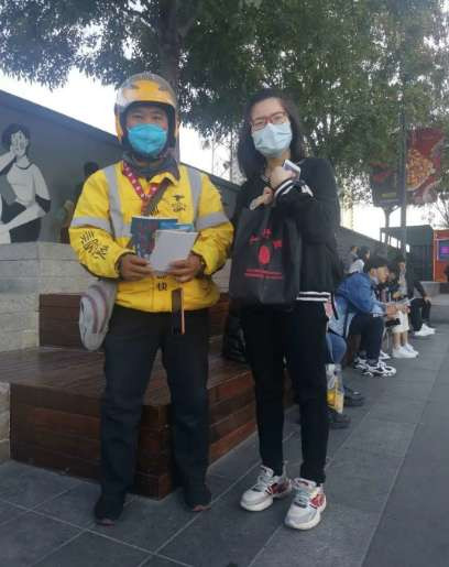 “出圈”后的外卖小哥们