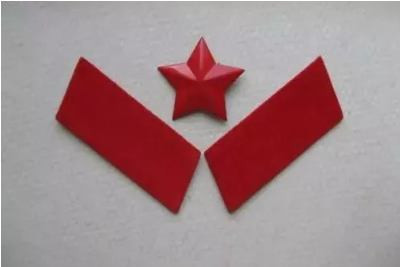 一颗红星头上戴，革命红旗挂两边