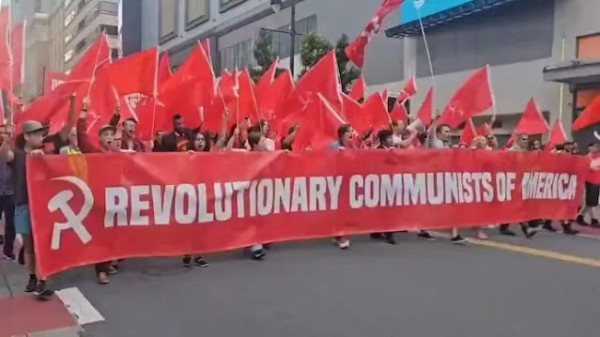 美国革命共产主义者的街头游行令埃隆·马斯克发出感叹