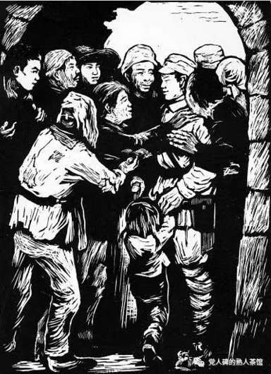 看不得群众受苦，这才是真正的共产党员！