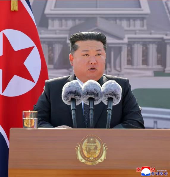 金正恩同志在海外军事作战功勋纪念馆奠基典礼上的讲话——平壤永远和莫斯科在一起!我们的友好团结永垂不朽!