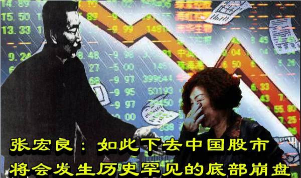 张宏良：如此下去中国股市将会发生历史罕见的底部崩盘