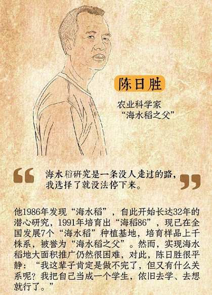 海水稻之父陈日胜,为研究负债累累,为何还要拒绝袁隆平的邀请?