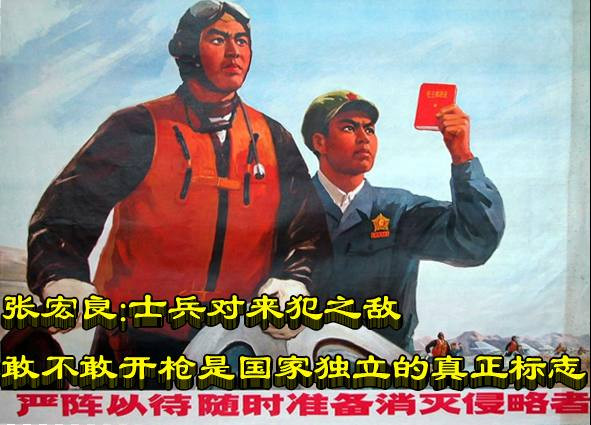 张宏良：士兵对来犯之敌敢不敢开枪是国家独立的真正标志（2016）