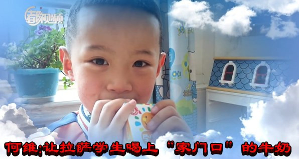 何维：让拉萨学生喝上“家门口”的牛奶