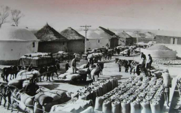 老照片：新中国70年代初期欣欣向荣的农村人民公社