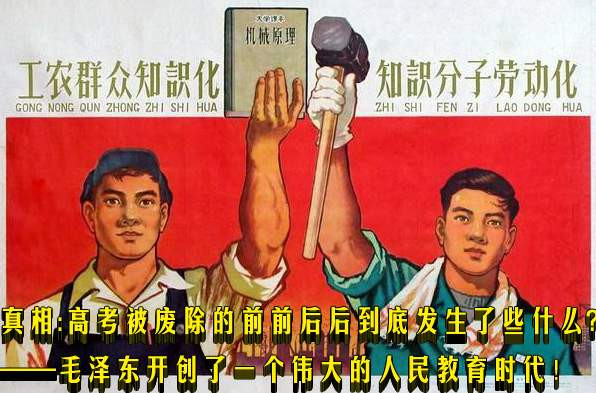 真相：高考被废除的前前后后到底发生了些什么?